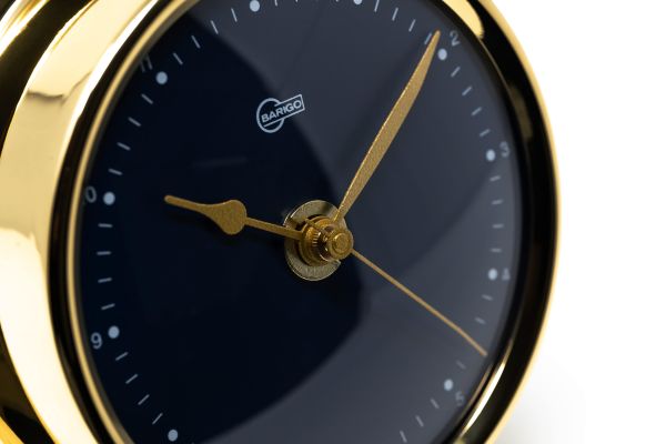 Barigo Orologio Da Nave Oro Regatta Ottone Scala Blu 120 Mm X